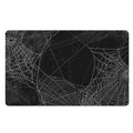 Halloween Spider Web Print Polyester Doormat