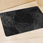 Halloween Spider Web Print Polyester Doormat