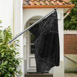 Halloween Spider Web Print Polyester Flag