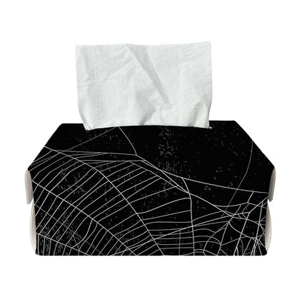 Halloween Spider Web Print Rectangle Tissue Box Cover