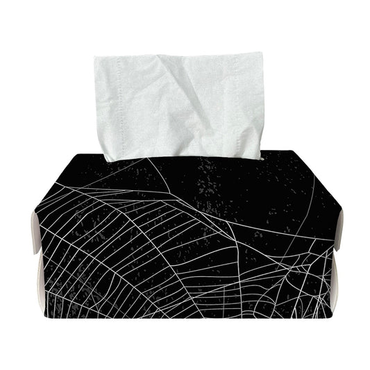Halloween Spider Web Print Rectangle Tissue Box Cover