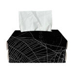 Halloween Spider Web Print Rectangle Tissue Box Cover