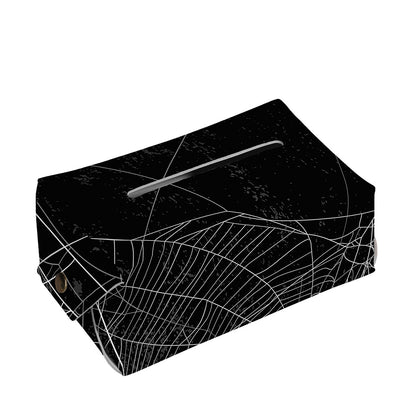 Halloween Spider Web Print Rectangle Tissue Box Cover
