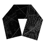 Halloween Spider Web Print Scarf