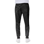 Halloween Spider Web Print Scuba Joggers
