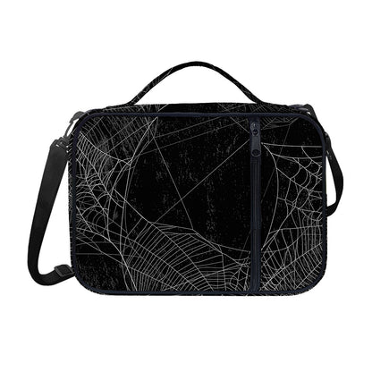 Halloween Spider Web Print Shoulder Strap Bible Bag