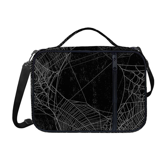 Halloween Spider Web Print Shoulder Strap Bible Bag
