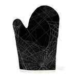 Halloween Spider Web Print Single Oven Mitt