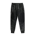 Halloween Spider Web Print Sweatpants