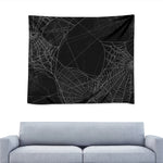 Halloween Spider Web Print Tapestry