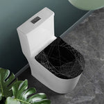 Halloween Spider Web Print Toilet Lid Cover