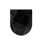 Halloween Spider Web Print Toilet Lid Cover