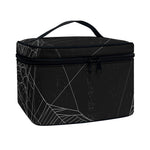 Halloween Spider Web Print Travel Makeup Bag