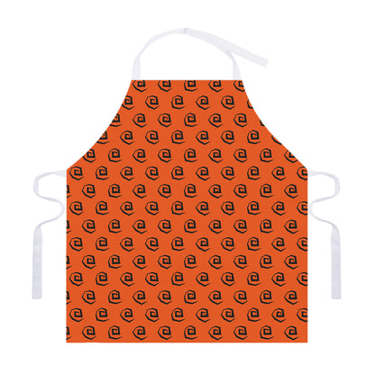 Halloween Spiral Pattern Print Adjustable Apron