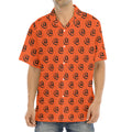 Halloween Spiral Pattern Print Aloha Shirt