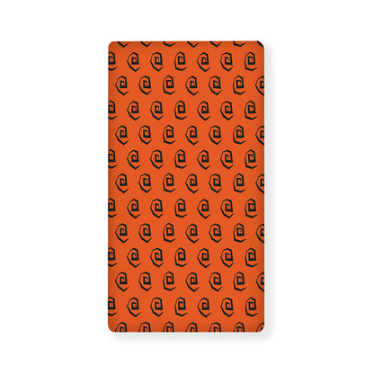 Halloween Spiral Pattern Print Baby Crib Sheet