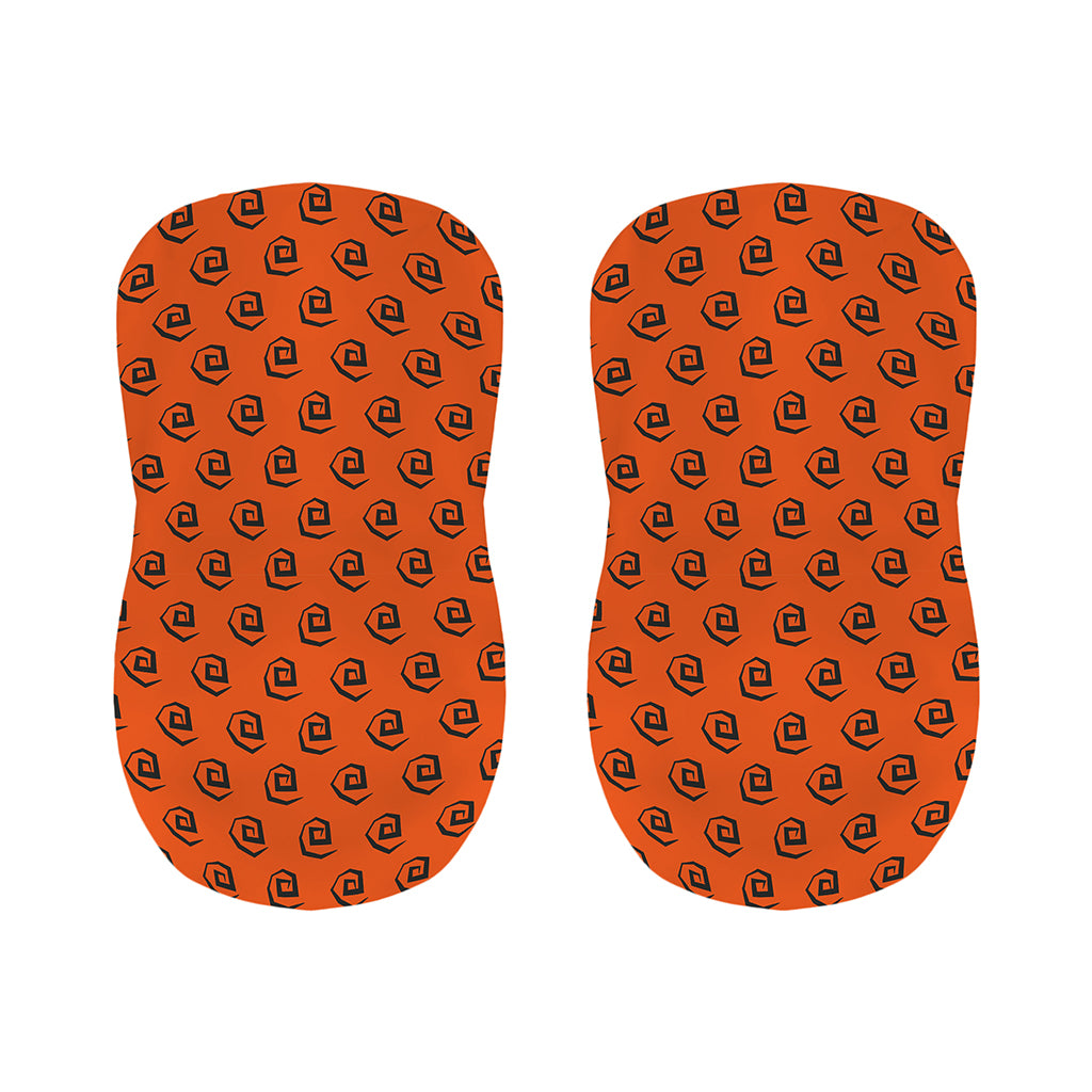 Halloween Spiral Pattern Print Bar Stool Covers