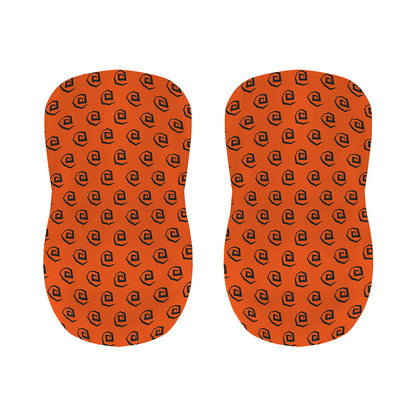 Halloween Spiral Pattern Print Bar Stool Covers