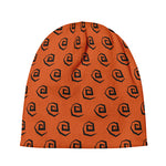 Halloween Spiral Pattern Print Beanie