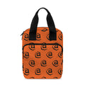 Halloween Spiral Pattern Print Bible Tote Bag