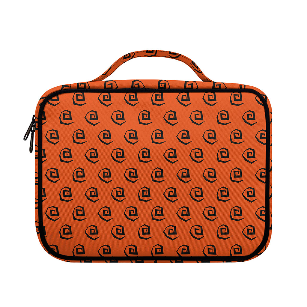 Halloween Spiral Pattern Print Briefcase Bible Bag