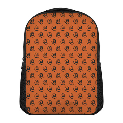 Halloween Spiral Pattern Print Casual Backpack