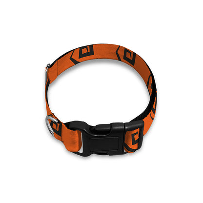Halloween Spiral Pattern Print Dog Collar