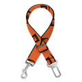 Halloween Spiral Pattern Print Dog Seat Belt