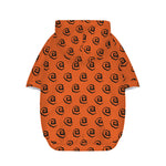 Halloween Spiral Pattern Print Dog Zip Up Hoodie