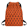 Halloween Spiral Pattern Print Drawstring Backpack