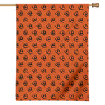 Halloween Spiral Pattern Print House Flag