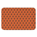 Halloween Spiral Pattern Print Indoor Door Mat