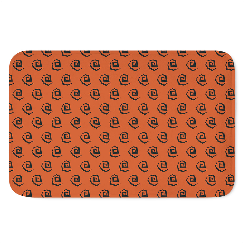 Halloween Spiral Pattern Print Indoor Door Mat