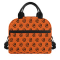 Halloween Spiral Pattern Print Insulated Lunch Bag