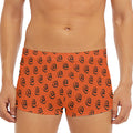 Halloween Spiral Pattern Print Men's Short Boxer Briefs