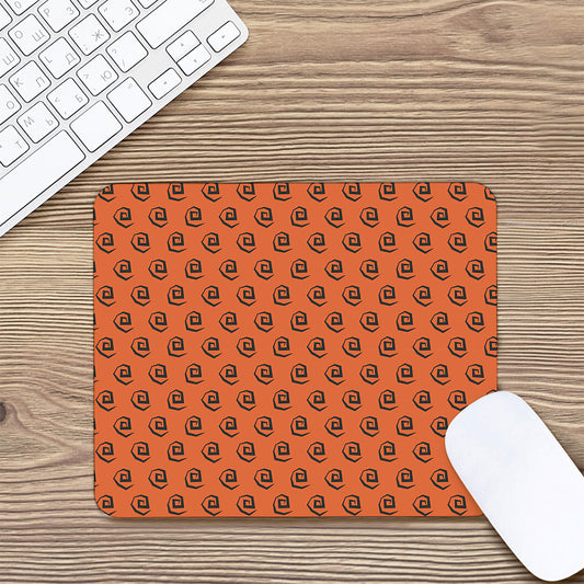 Halloween Spiral Pattern Print Mouse Pad