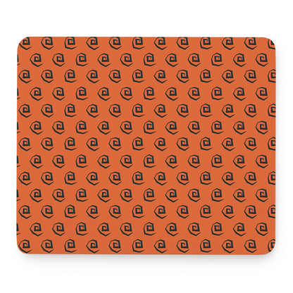 Halloween Spiral Pattern Print Mouse Pad