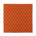 Halloween Spiral Pattern Print Silk Bandana