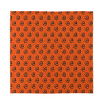 Halloween Spiral Pattern Print Silk Bandana