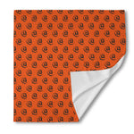 Halloween Spiral Pattern Print Silk Bandana