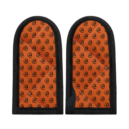 Halloween Spiral Pattern Print Skillet Handle Cover