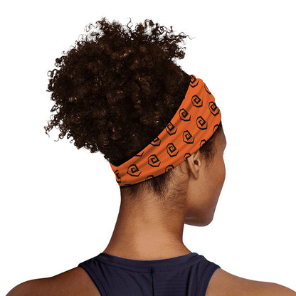 Halloween Spiral Pattern Print Sports Headband