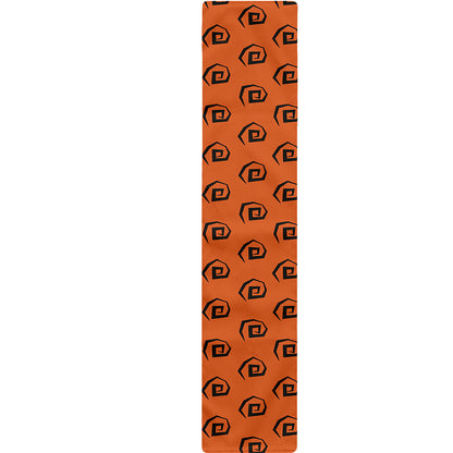 Halloween Spiral Pattern Print Table Runner