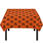 Halloween Spiral Pattern Print Tablecloth