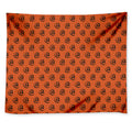 Halloween Spiral Pattern Print Tapestry