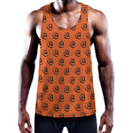 Halloween Spiral Pattern Print Training Tank Top