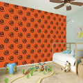 Halloween Spiral Pattern Print Wall Sticker