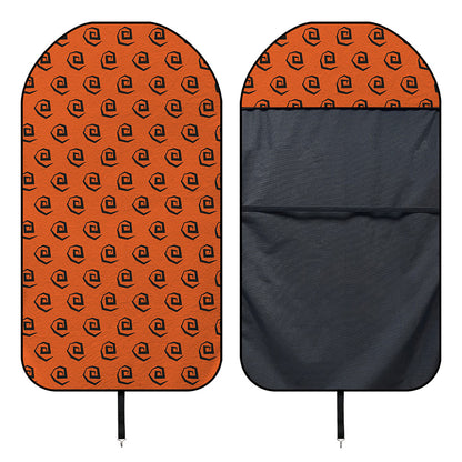 Halloween Spiral Pattern Print Waterproof Car Seat Cover