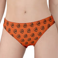 Halloween Spiral Pattern Print Women's Panties