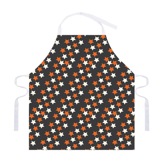 Halloween Star Pattern Print Adjustable Apron
